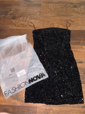 Fashion Nova Kara Sequin mini dress